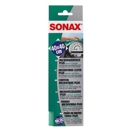 Sonax mikrofibra ściereczka do czyszczenia szyb i luster 40x40 cm